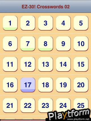 EZ-30! Crosswords 02 (iPhone/iPod)