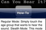 Can You Hear It? Stealth Edition (iPhone/iPod)