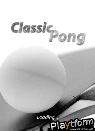 Classic Pong (iPhone/iPod)