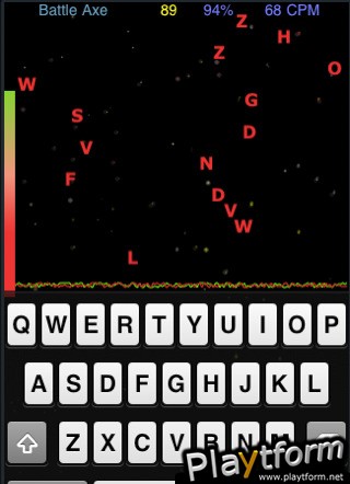 AlphaBattle - Scrabble Typing Game (iPhone/iPod)