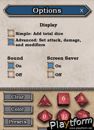 Dice Roller (iPhone/iPod)