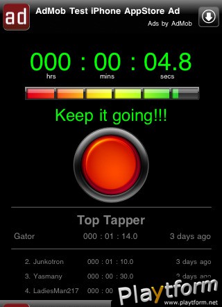 How Long Can You TapIt? (iPhone/iPod)