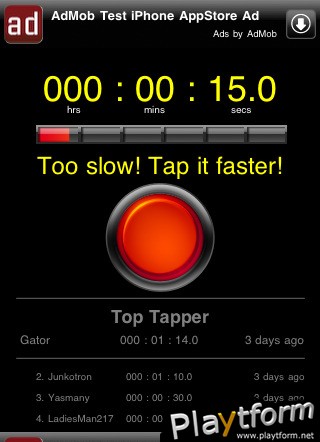 How Long Can You TapIt? (iPhone/iPod)