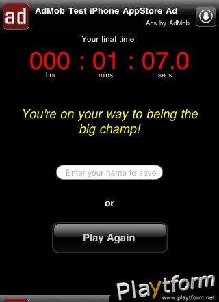 How Long Can You TapIt? (iPhone/iPod)