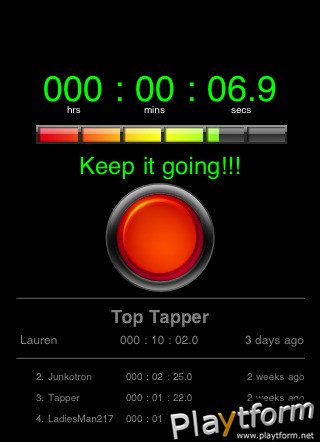 How Long Can You TapIt? (iPhone/iPod)