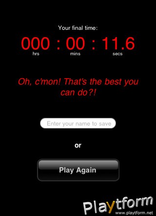 How Long Can You TapIt? (iPhone/iPod)