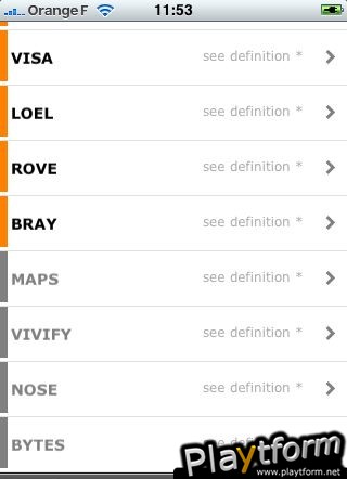 Hidden Words (iPhone/iPod)