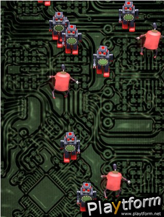 Attack Of The Killer Psycho Robot Things (iPhone/iPod)