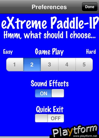 eXtreme Paddle (iPhone/iPod)