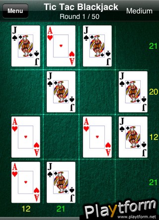 Tic Tac Blackjack (iPhone/iPod)