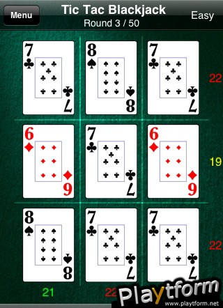 Tic Tac Blackjack (iPhone/iPod)