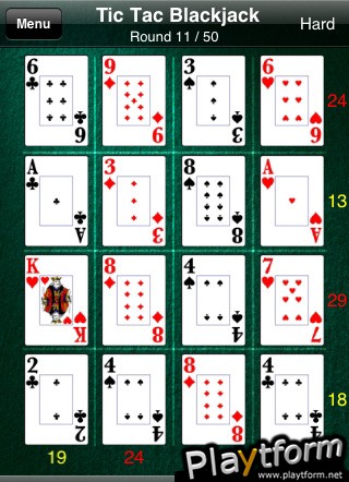 Tic Tac Blackjack (iPhone/iPod)