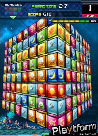 Match 3D Flick Puzzle (iPhone/iPod)