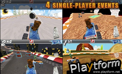 Monster Machines: 1-2 Player Racing Games (iPhone/iPod)