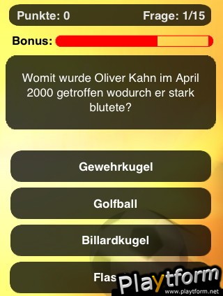 Das Fussballquiz (iPhone/iPod)