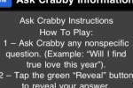 Ask Crabby: Your Fortune-Telling Crab! (iPhone/iPod)