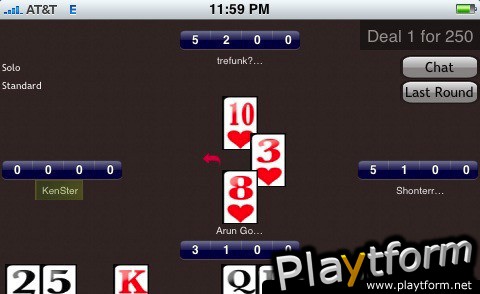 iSpadez - A Spades Game (iPhone/iPod)