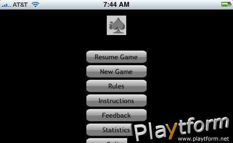 iSpadez - A Spades Game (iPhone/iPod)