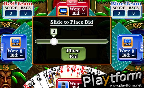 Multiplayer Tiki Spades (iPhone/iPod)