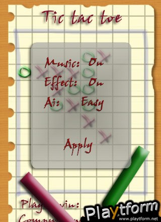 Tic Tac Toe master (iPhone/iPod)