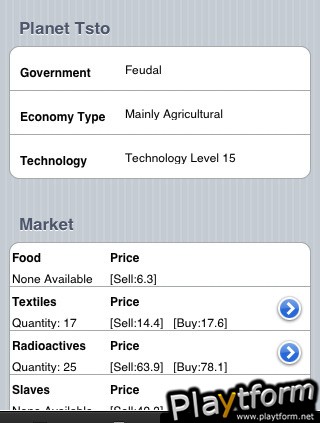 StarTrader (iPhone/iPod)