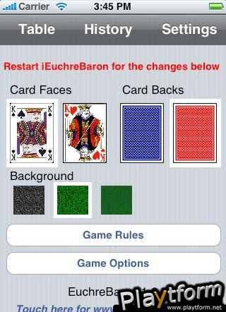 Euchre Baron (iPhone/iPod)