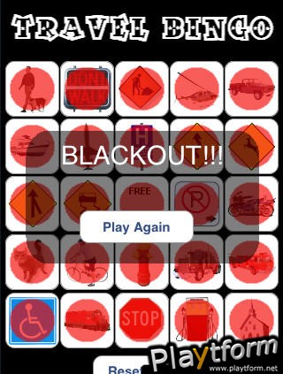 Travel Bingo & Blackout (iPhone/iPod)