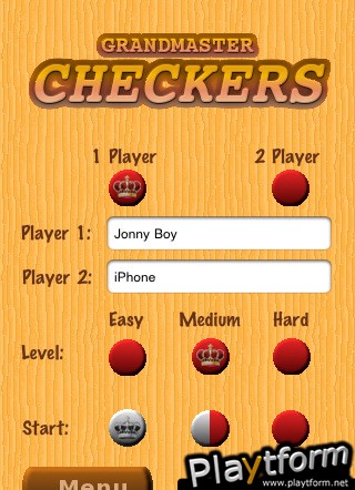 Grandmaster Checkers (iPhone/iPod)