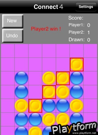 Connect4 powered by Mathematicians (iPhone/iPod)