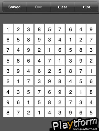 Solve My Sudoku (iPhone/iPod)