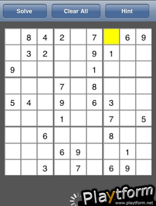 Solve My Sudoku (iPhone/iPod)