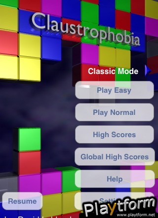 Claustrophobia (iPhone/iPod)