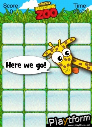 Giraffe's Memory Match Zoo (iPhone/iPod)