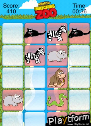 Giraffe's Memory Match Zoo (iPhone/iPod)