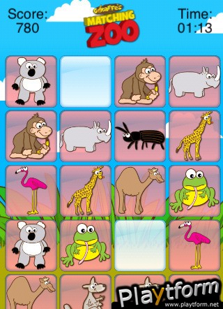 Giraffe's Memory Match Zoo (iPhone/iPod)