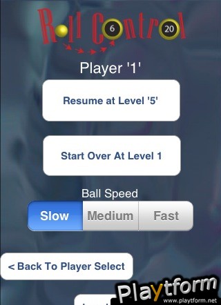 Roll Control (iPhone/iPod)