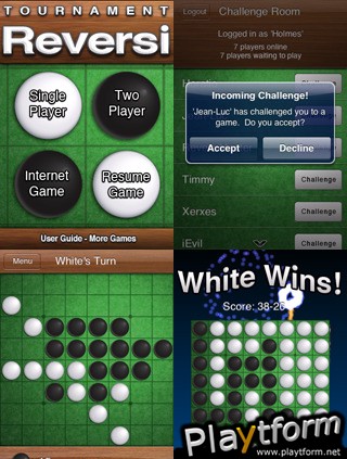 Tournament Reversi (iPhone/iPod)