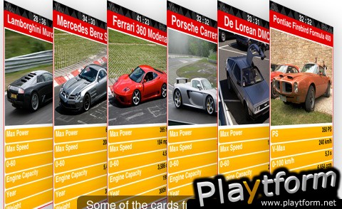 Sportscar Trumps (iPhone/iPod)