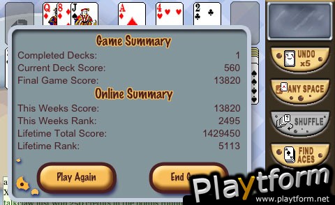 Cookie Bonus Solitaire (iPhone/iPod)