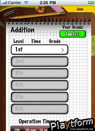 Math Tutor (iPhone/iPod)