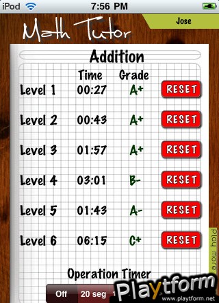 Math Tutor (iPhone/iPod)