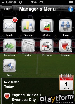 Soccer Manager (iPhone/iPod)