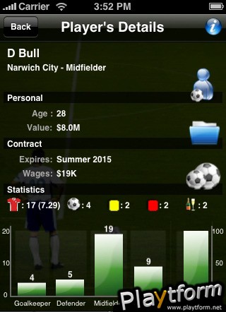 Soccer Manager (iPhone/iPod)