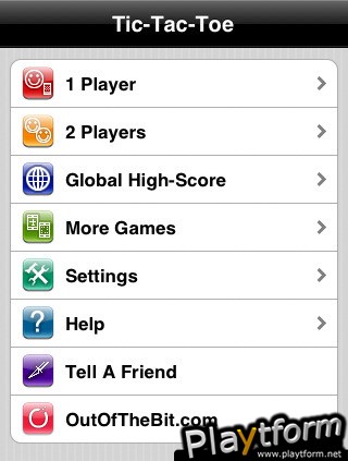 Tic Tac Toe (iPhone/iPod)