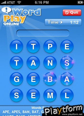 Word Play! ONLINE (iPhone/iPod)