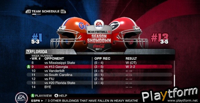 NCAA Football 10 (PlayStation 3)