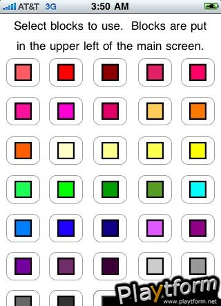 Colorful Blocks (iPhone/iPod)