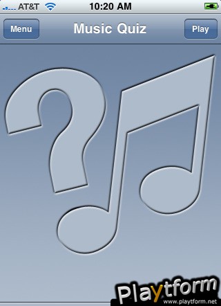 Music Quiz! (iPhone/iPod)