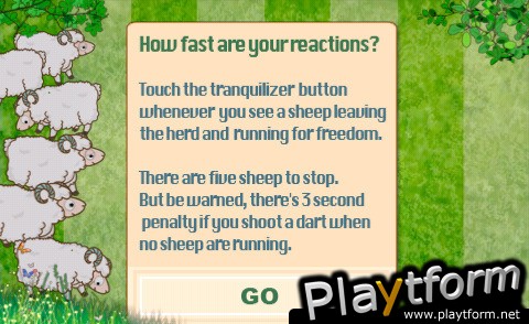 Sheep Reaction Test (iPhone/iPod)