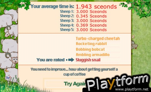 Sheep Reaction Test (iPhone/iPod)